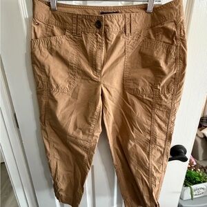 Tommy Hilfiger Tan Utility Capris